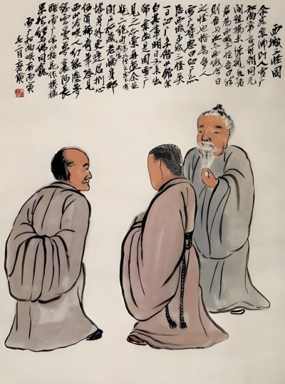 西城三怪图 齐白石.jpg